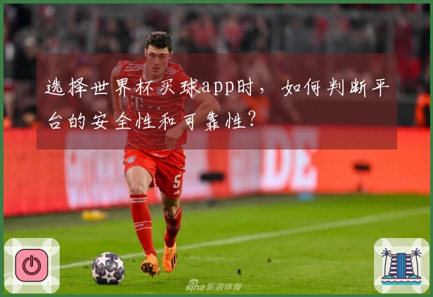 选择世界杯买球app时，如何判断平台的安全性和可靠性？